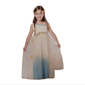 Greek Goddess Costume Girls Small 4/6 New in Packaging NWT Minor Flaw